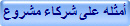 أمثله على شركاء مشروع